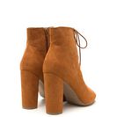 Incaltaminte Femei CheapChic Essential Element Lace-up Booties Whisky