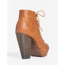 Incaltaminte Femei CheapChic Mindy-77 Alter Ego Bootie Cognac