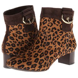 Incaltaminte Femei Rockport Total Motion 45MM Block Heel Bootie Brown Leopard