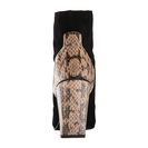 Incaltaminte Femei See by Chloe Suede Snake Bootie Black