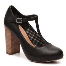 Incaltaminte Femei Crown Vintage Testra Platform Pump Black Faux Leather