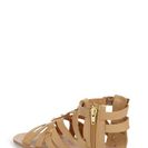 Incaltaminte Femei Steve Madden Zeusss Flat Gladiator Sandal Women NATURAL LEATHER