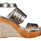 Incaltaminte Femei LAUREN Ralph Lauren Georgina New Silver Metallic Kidskin