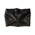 Accesorii Femei BCBGMAXAZRIA Foil Printed Twisted Cowl Black