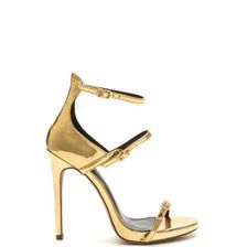 Incaltaminte Femei CheapChic Luxurious Touch Strappy Metallic Heels Gold