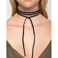 Bijuterii Femei CheapChic Pretty Tied Up Choker Met Slvr