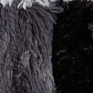 Accesorii Femei Free Press Colorblock Faux Fur Infinity Scarf BLACK-GREY