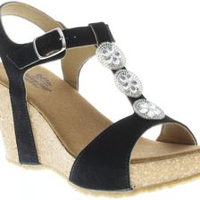 Spring Step Moriah Black Suede
