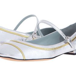 Incaltaminte Femei Marc Jacobs Poppy Mary Jane Ballerina Silver