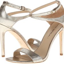 Via Spiga Tiara Platinum Metallic Lizard Print