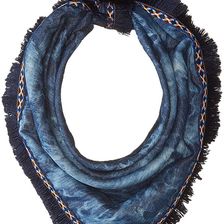 Steve Madden Denim Stars Square Neckerchief Denim