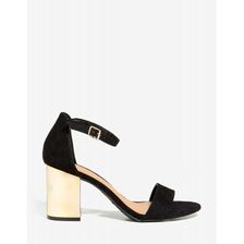 Incaltaminte Femei CheapChic Metal To The Floor Heel Black