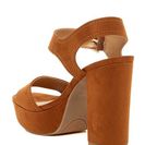 Incaltaminte Femei ZiGiny Gretta Platform Sandal TAN SUDTE