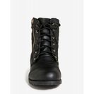 Incaltaminte Femei CheapChic Draw The Line Combat Boot Black