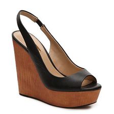 Incaltaminte Femei BCBGeneration Haven Leather Wedge Sandal Black
