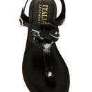 Incaltaminte Femei Italian Shoemakers Mae Slingback Thong Sandal BLACK