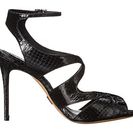 Incaltaminte Femei Michael Kors Cordelia Black Genuine Snake Solid