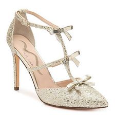 Incaltaminte Femei Nina Ryella Pump Gold Glitter Fabric