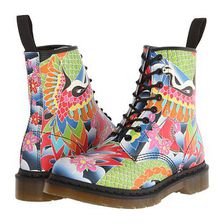 Incaltaminte Femei Dr Martens 1460 W 8-Eye Boot Multi Psych Tattoo Softy T