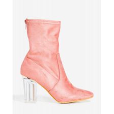 Incaltaminte Femei CheapChic In The Moment Bootie Mauve