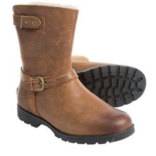 Incaltaminte Femei UGG UGG Australia Grandle Leather Boots - Shearling Lined CHESTNUT (02)