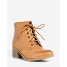 Incaltaminte Femei CheapChic Petra-s Babe Alert Bootie Cognac