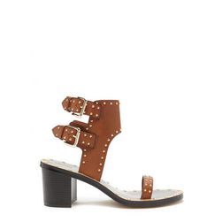 Incaltaminte Femei Forever21 Studded Faux Leather Sandals Tan