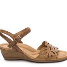 Incaltaminte Femei Earth Footwear Orchid Wedge Sandal TanBrown
