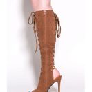 Incaltaminte Femei CheapChic Front To Back Lace-up Boots Cognac