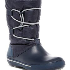 Incaltaminte Femei Crocs Croc 115 Cinch Faux Fur Lined Boot NAVY-LGR