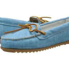 Minnetonka Canvas Moc Turquoise Canvas
