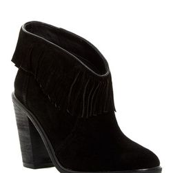 Incaltaminte Femei Joie Loren Fringe Bootie BLACK