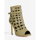 Incaltaminte Femei CheapChic Tessa Ladies Night Bootie Olive