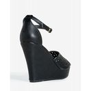 Incaltaminte Femei CheapChic Berlinda-1 Spring Crush Wedge Black