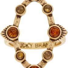 Lucky Brand Set Stone Ring - Size 7 MEDIUM DAR