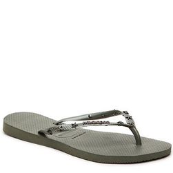 Incaltaminte Femei Havaianas Slim Hardware Flip Flop Green