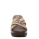 Incaltaminte Femei Italian Shoemakers Katie Wedge Sandal Beige