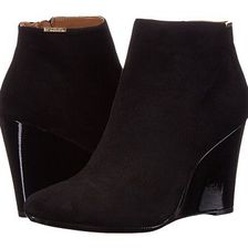 Incaltaminte Femei Calvin Klein Charlaine Black Kid SuedePatent