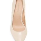 Incaltaminte Femei Pour La Victoire Celina Block Heel Pump PARCHMENT LEATHER