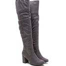 Incaltaminte Femei CheapChic Edge Of Glory Over-the-knee Boots Dkgrey