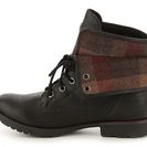 Incaltaminte Femei Rock Candy Spraypaint Plaid Combat Boot Black