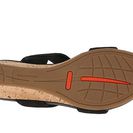 Incaltaminte Femei Rockport Total Motion 55mm Stone Ornament Slide Wedge Sandal Black