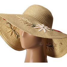 Accesorii Femei BCBGMAXAZRIA Floral Floppy Natural