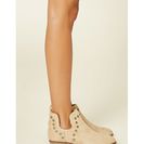 Incaltaminte Femei Forever21 Faux Suede Cutout Booties Natural