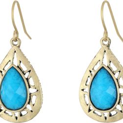 The Sak Stone Pierced Drop Earrings Blue