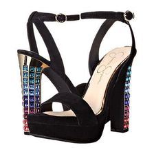 Incaltaminte Femei Jessica Simpson Banda Black Luxe Kid Suede