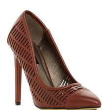 Incaltaminte Femei Michael Antonio Les Perforated Platform Pump cognac