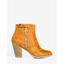 Incaltaminte Femei CheapChic Bunty In Lust Bootie Cognac