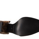 Incaltaminte Femei See by Chloe Suede Snake Ankle Strap Sandal Black