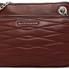 Vince Camuto Lizel Convertible Leather Crossbody DKRED 01